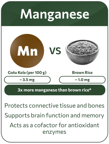 Manganese benefits